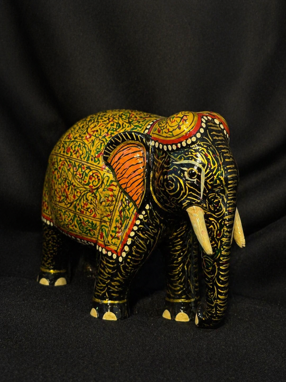 “Royal Artisan Elephant Figurine