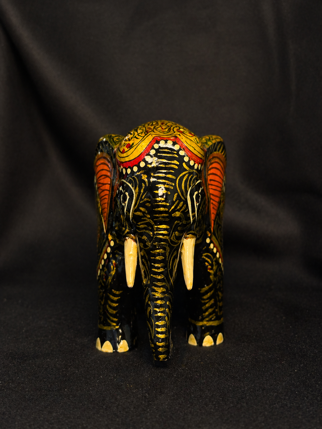 “Royal Artisan Elephant Figurine