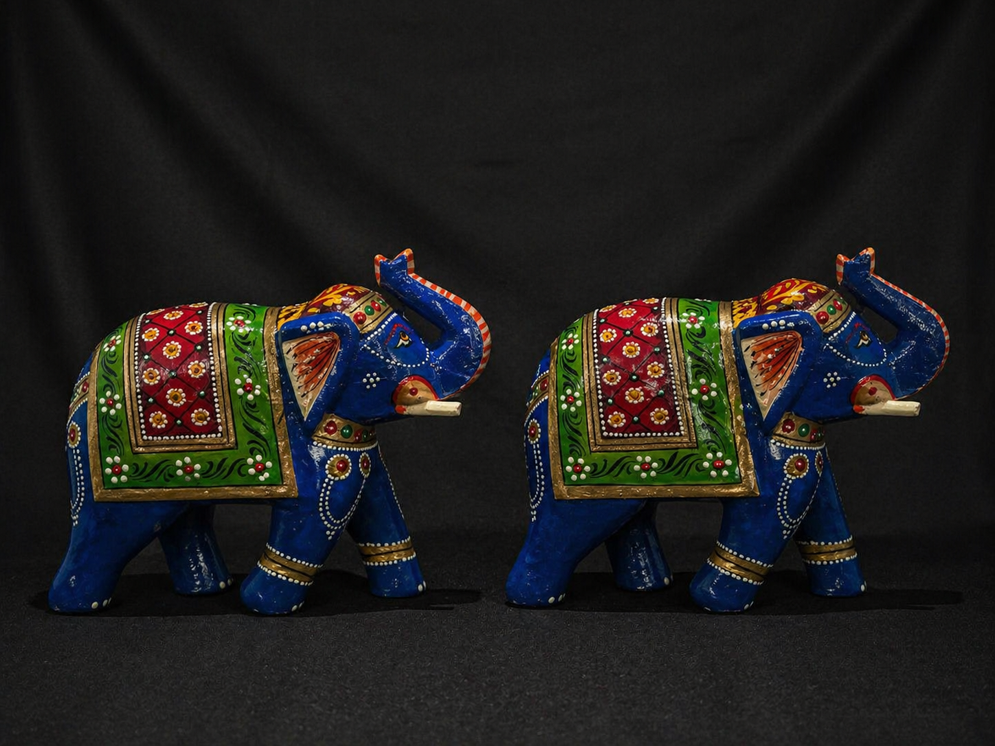 Heritage Twin Elephant Figurines