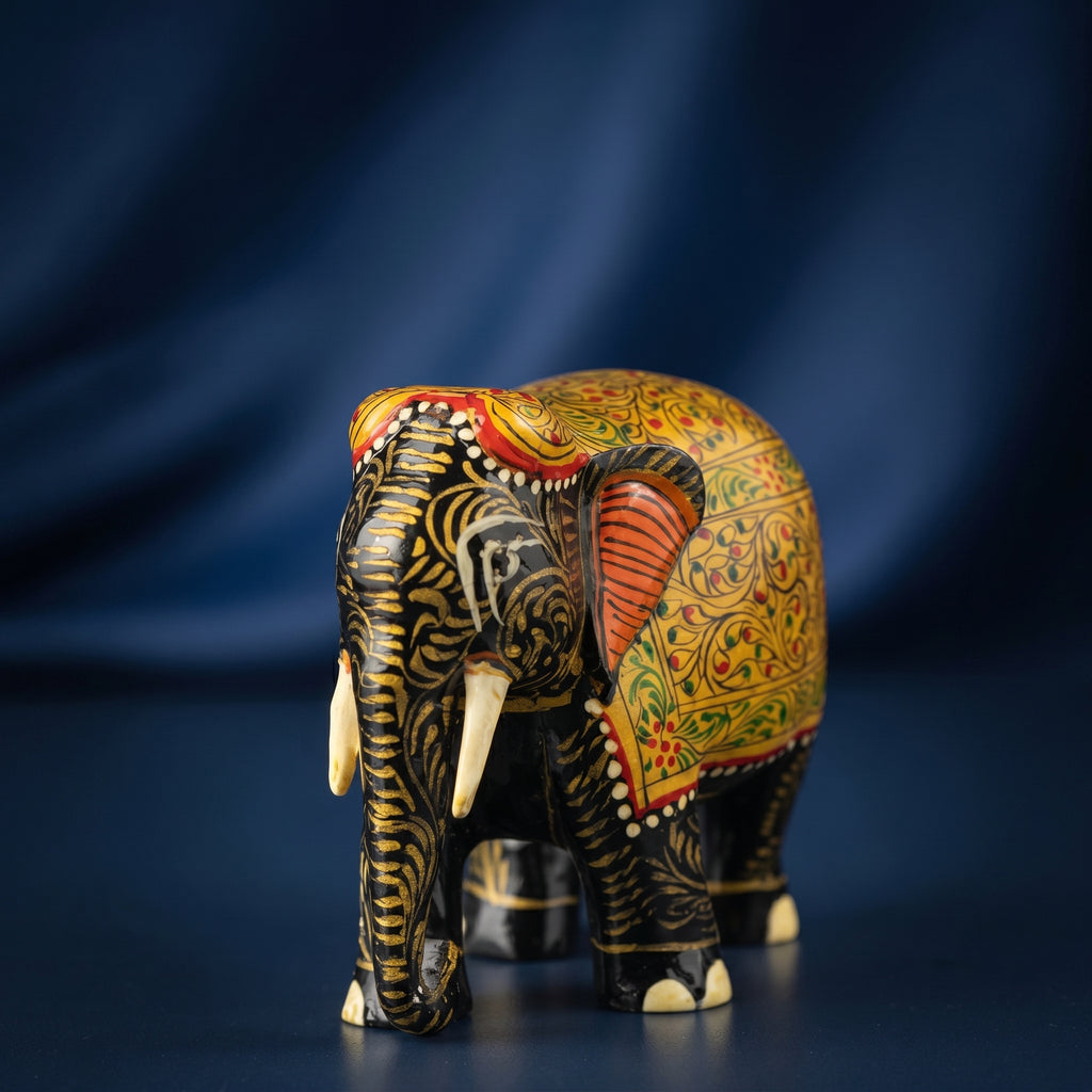 “Royal Artisan Elephant Figurine